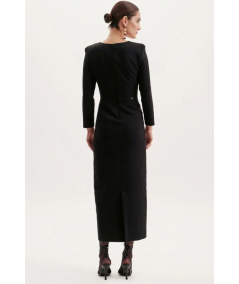 vestido-midi-con-apliques-lan