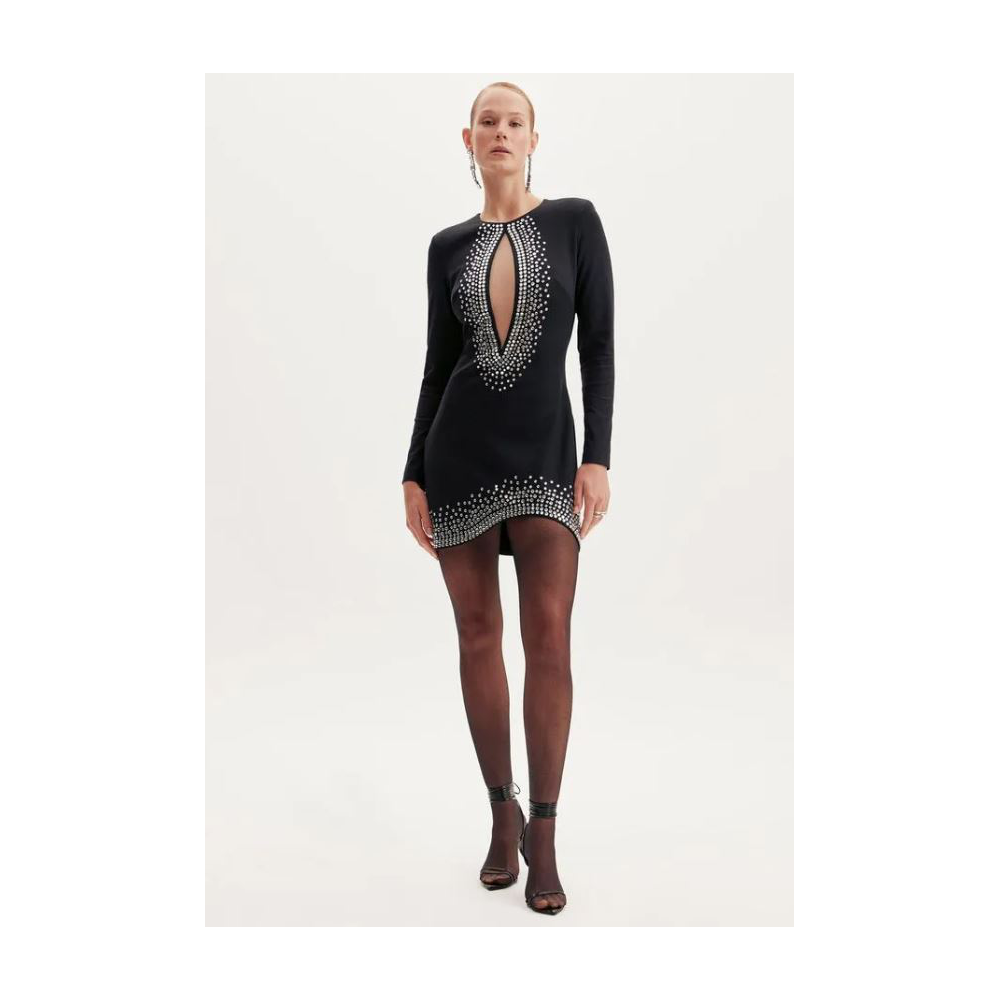 vestido-de-manga-larga-brillante-lan