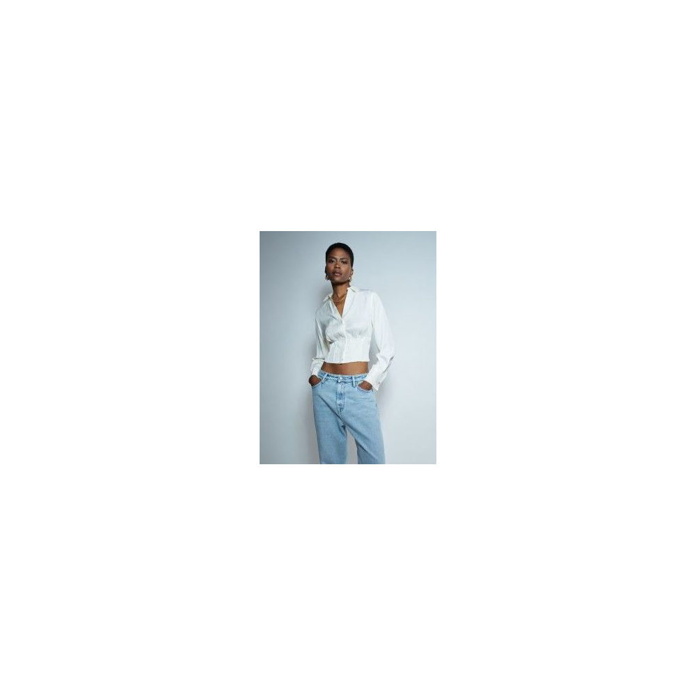 camisa-corta-estilo-corse-abotonada-cintura-fruncida-salsa