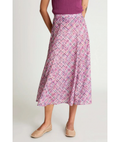 falda-midi-cuadros-rosa-wild-pony