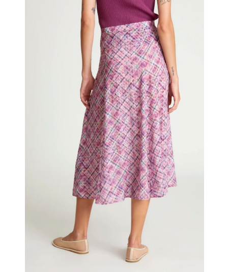 falda-midi-cuadros-rosa-wild-pony