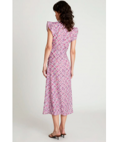 vestido-midi-drapeado-cuadros-wild-pony