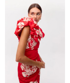 vestido-con-volante-escote-big-roses-mioh