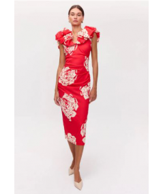 vestido-con-volante-escote-big-roses-mioh