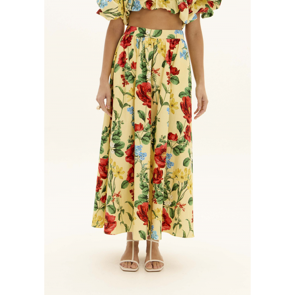falda-midi-fluida-estampado-floral-lanca