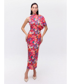 vestido-midi-drapeado-manga-desmontable-mioh