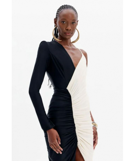 vestido-midi-drapeado-asimetrico-lan