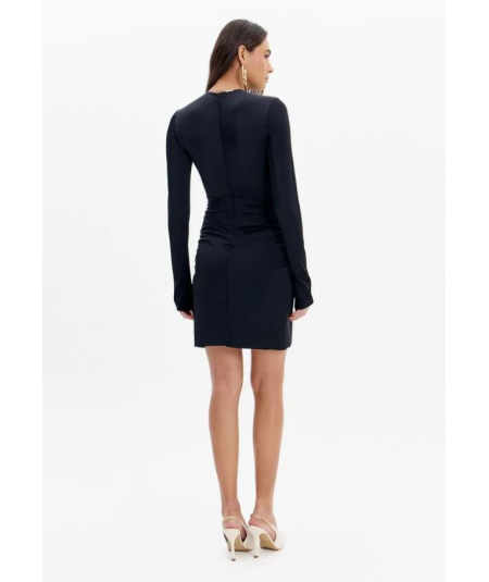 vestido-corto-manga-larga-lan