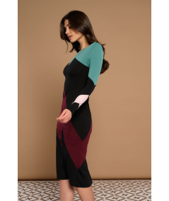 vestido-midi-en-punto-modelo-giordana-de-minueto