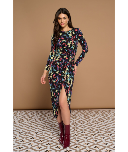 vestido-midi-drapeado-animale-de-minueto