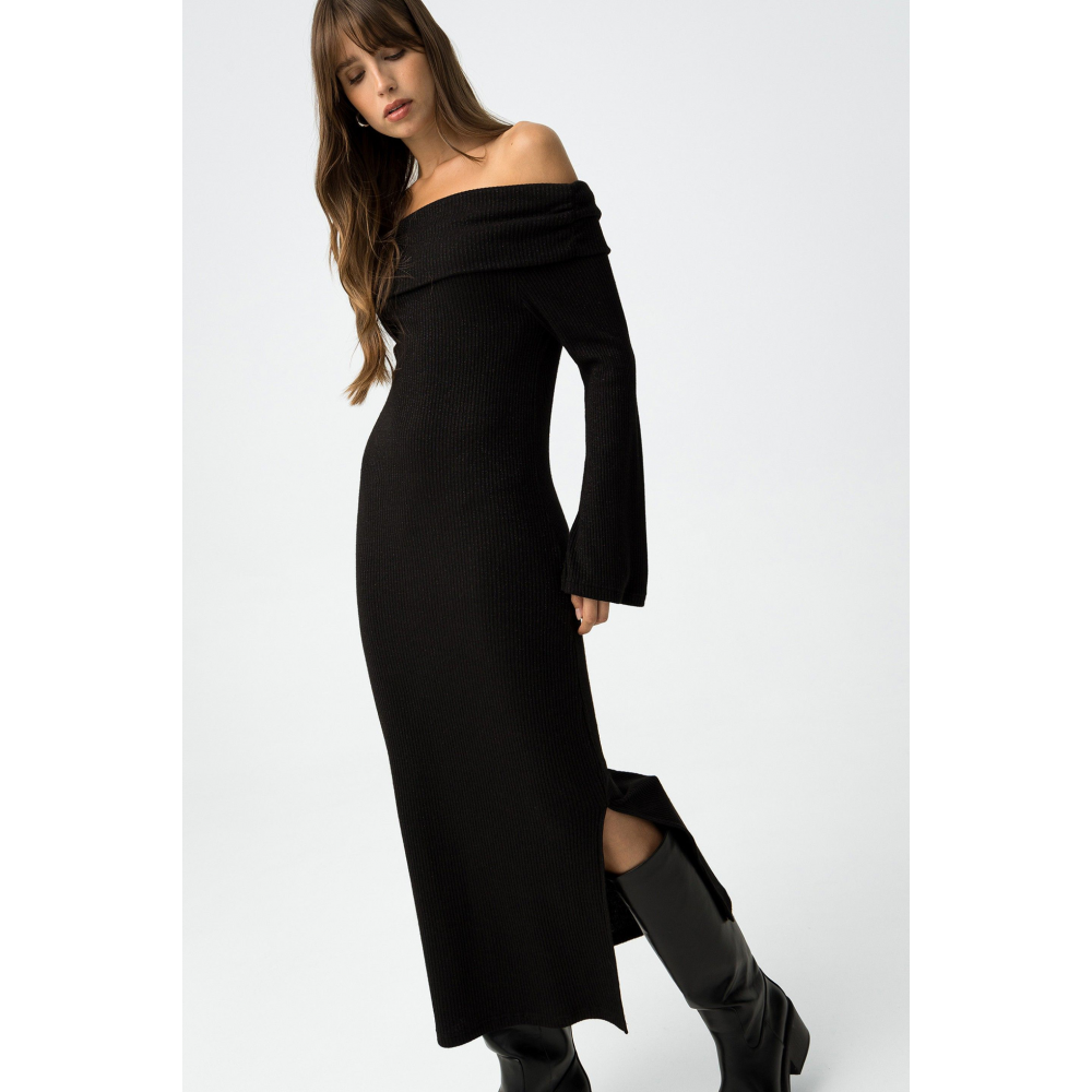 vestido-de-punto-canale-rust-tiffosi