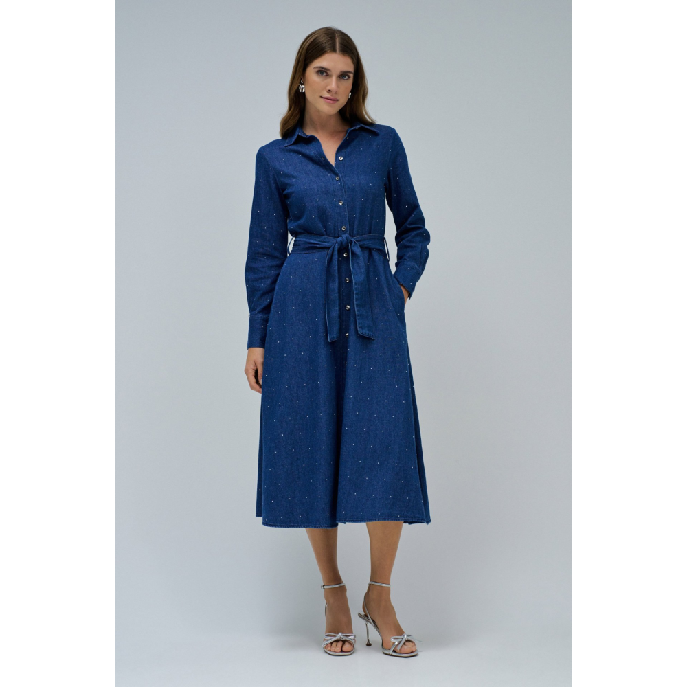 vestido-camisero-en-denim-de-salsa