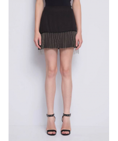 falda-corta-negra-con-flecos-denny-rose