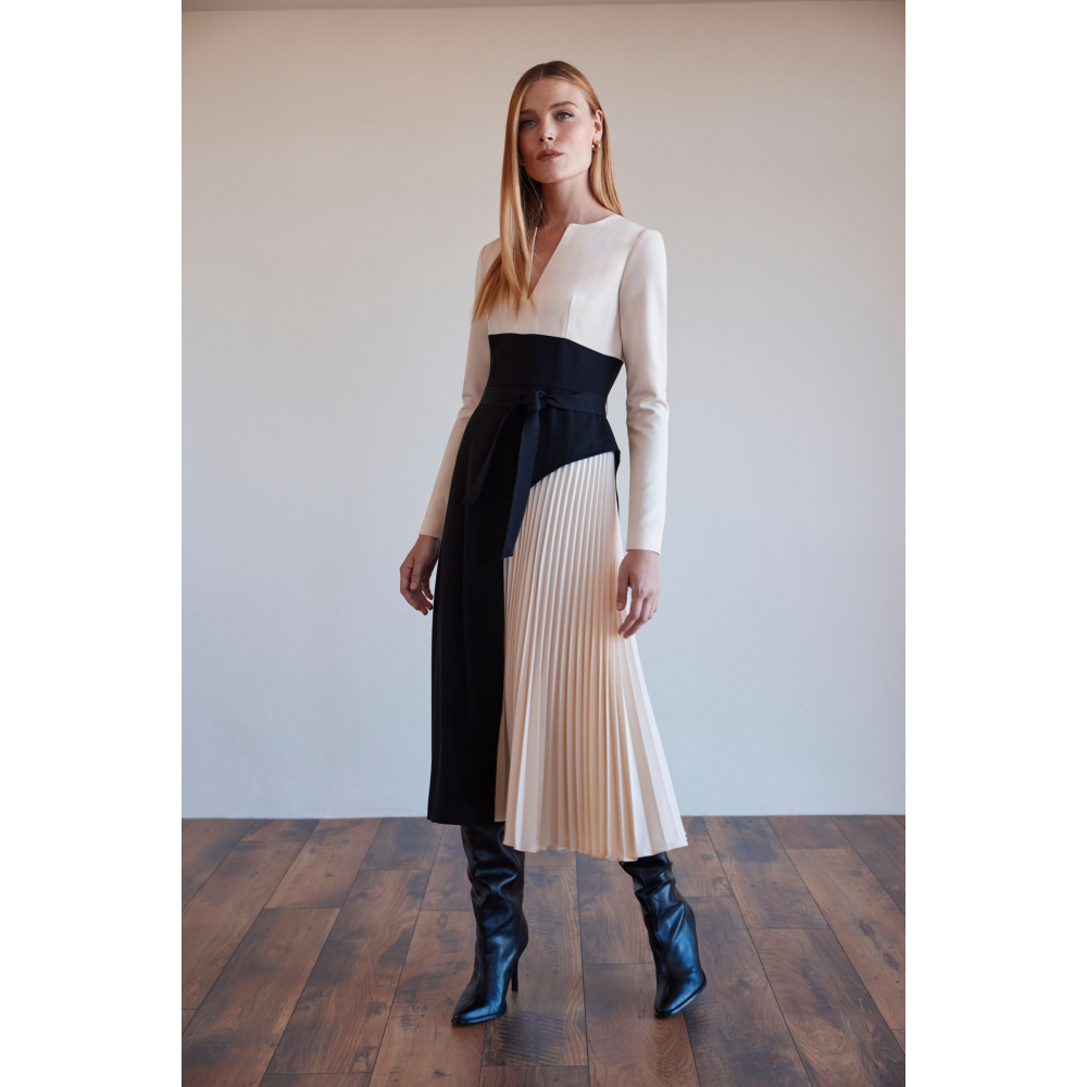vestido-coordinado-plisado-de-arggido