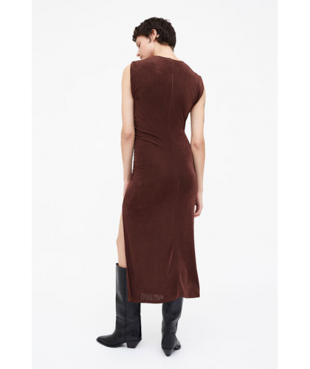 vestido-midi-detalle-drapeado-de-wild-pony