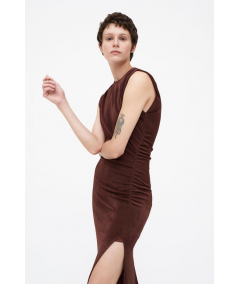 vestido-midi-detalle-drapeado-de-wild-pony