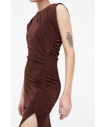 vestido-midi-detalle-drapeado-de-wild-pony