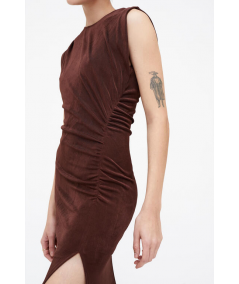 vestido-midi-detalle-drapeado-de-wild-pony