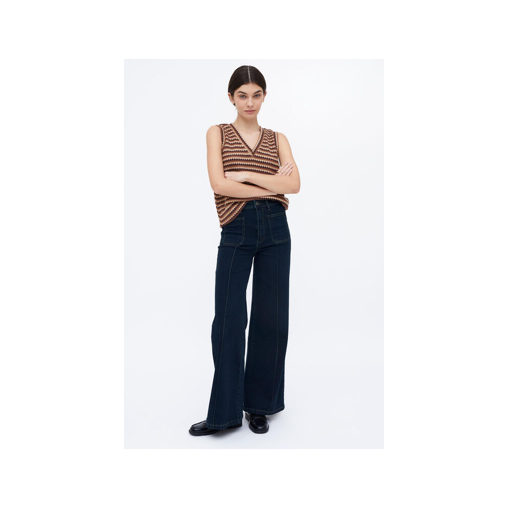 pantalon-vaquero-recto-tiro-alto-wild-pony