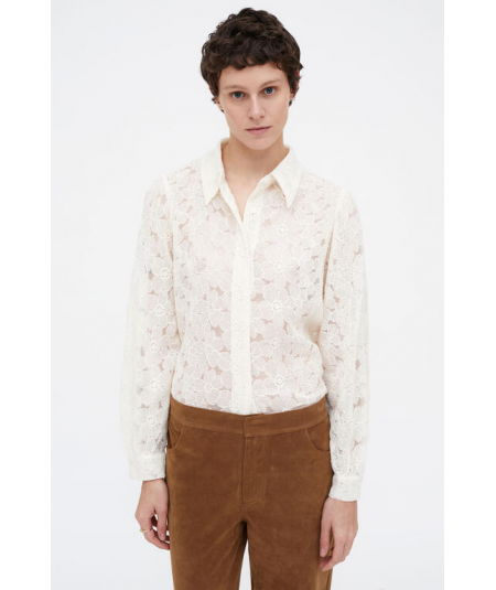 camisa-beige-de-encaje-wild-pony