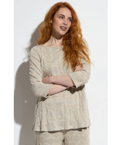 blusa-ajedrea-manga-francesa-kkou