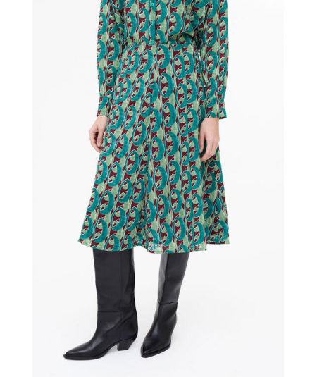 falda-estampada-midi-de-wild-pony