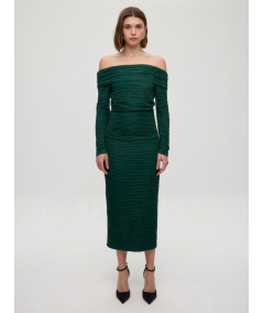 vestido-escote-bardot-verde-de-mioh