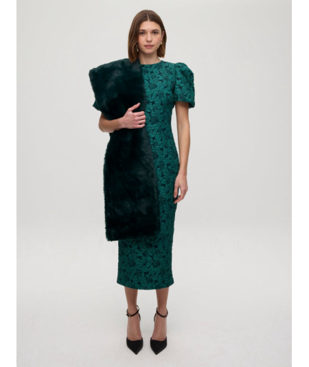 vestido-damasco-verde-manga-abullonada-mioh