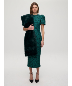 vestido-damasco-verde-manga-abullonada-mioh