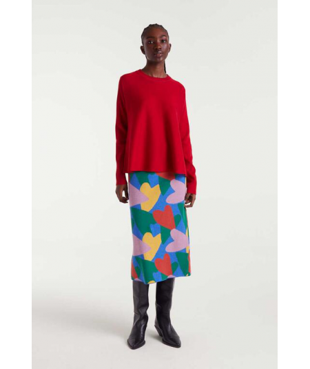 falda-midi-punto-estampada-compania-fantastica