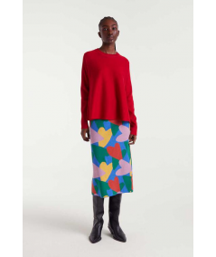 falda-midi-punto-estampada-compania-fantastica
