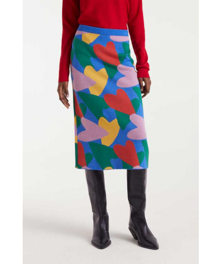 falda-midi-punto-estampada-compania-fantastica