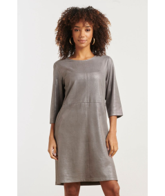 vestido-corto-gris-metalizado-smashed-lemon
