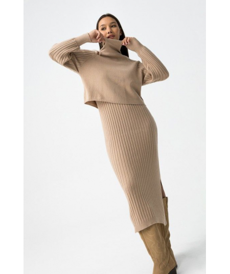 vestido-titania-de-punto-cuello-vuelto-de-tifosi
