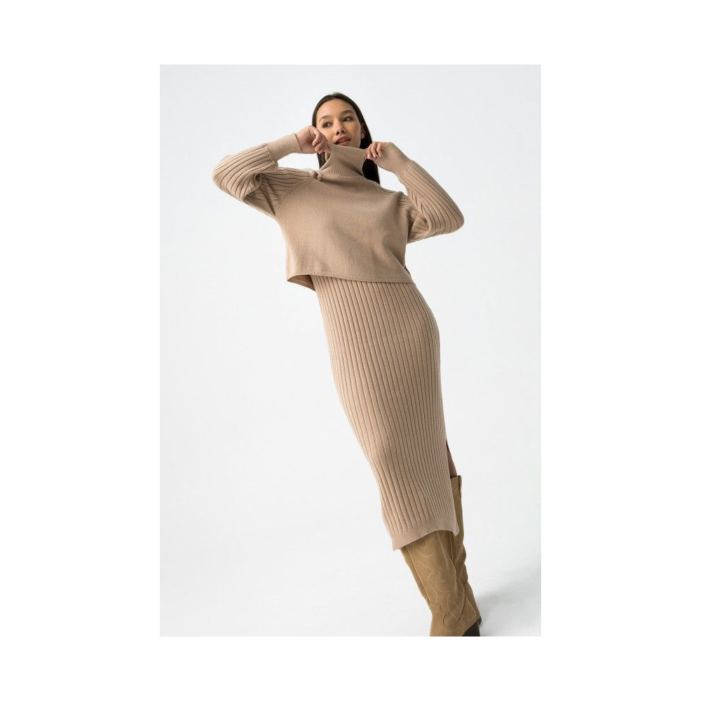 vestido-titania-de-punto-cuello-vuelto-de-tifosi