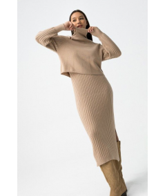 vestido-titania-de-punto-cuello-vuelto-de-tifosi