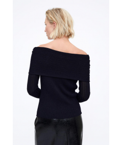 top-manga-larga-canale-escote-barco-wild-pony