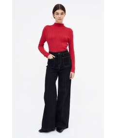 top-rojo-manga-larga-canale-de-wild-pony