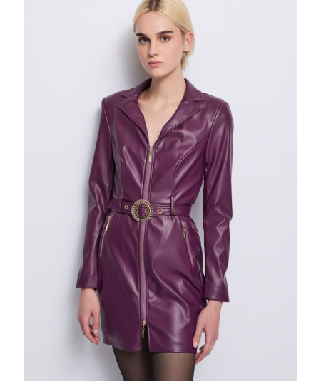 vestido-corto-efecto-piel-denny-rose