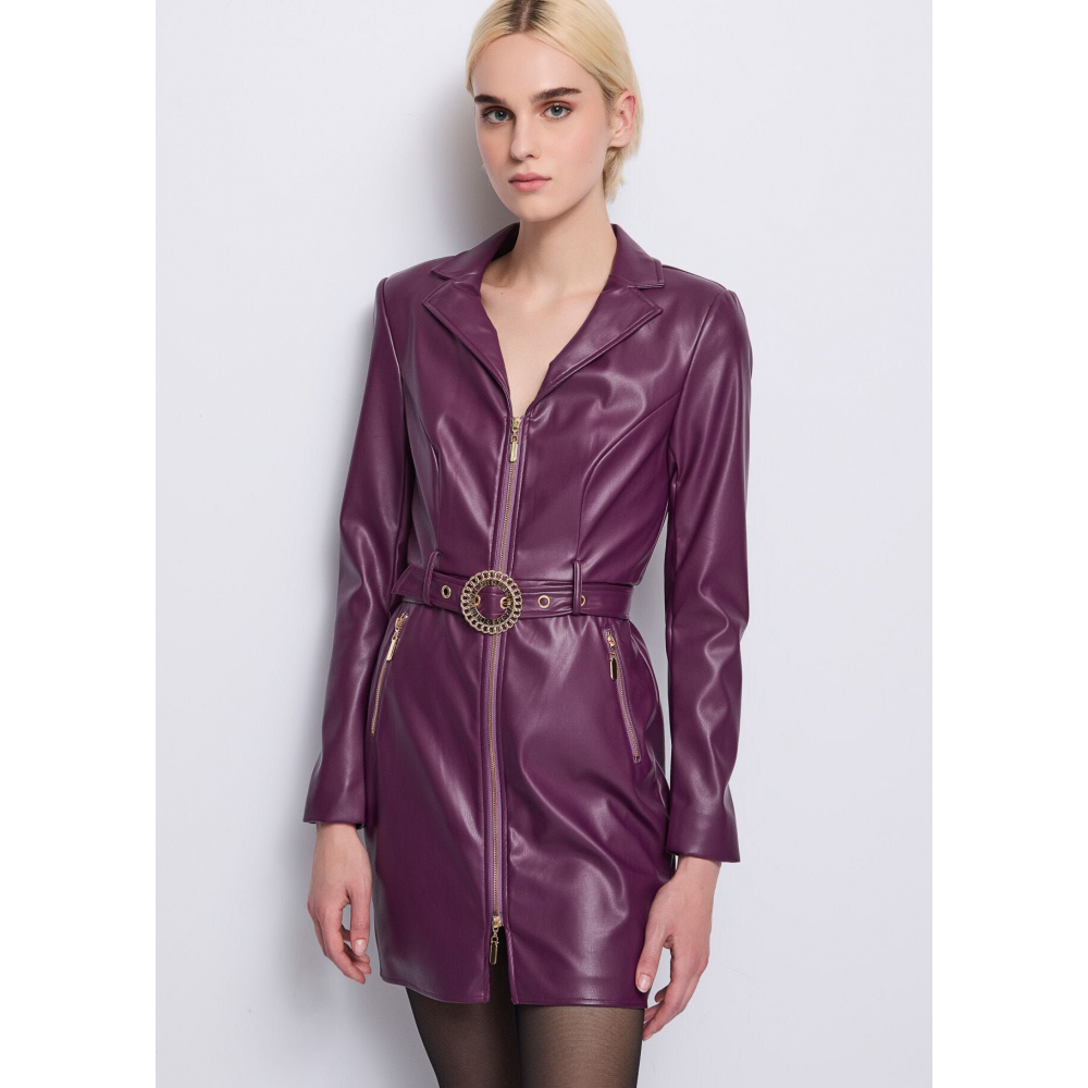 vestido-corto-efecto-piel-denny-rose