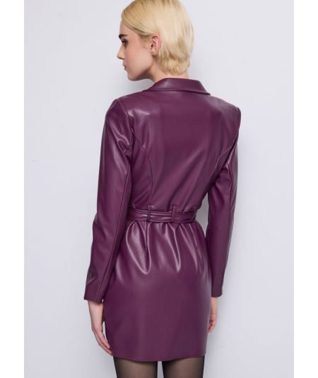 vestido-corto-efecto-piel-denny-rose