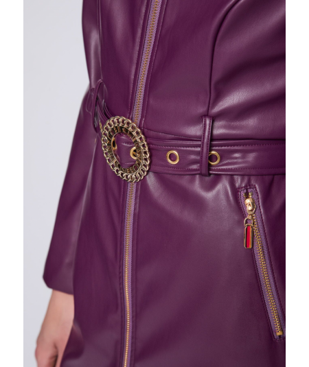 vestido-corto-efecto-piel-denny-rose