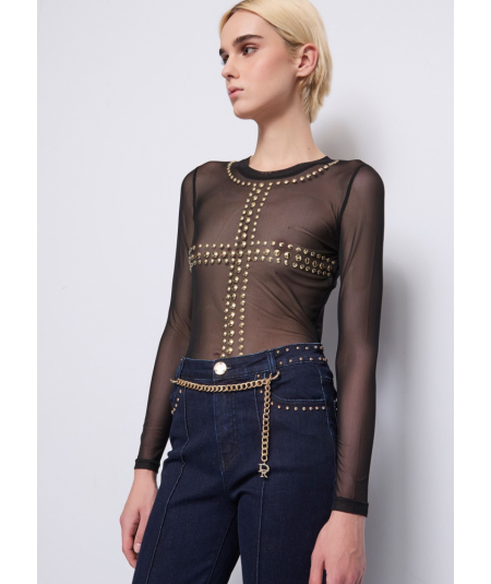 camiseta-de-tul-negra-con-tachuelas-denny-rose