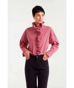 camisa-vichy-con-volantes-de-compania-fantastica