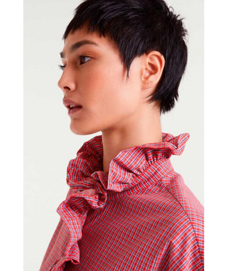 camisa-vichy-con-volantes-de-compania-fantastica
