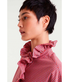 camisa-vichy-con-volantes-de-compania-fantastica