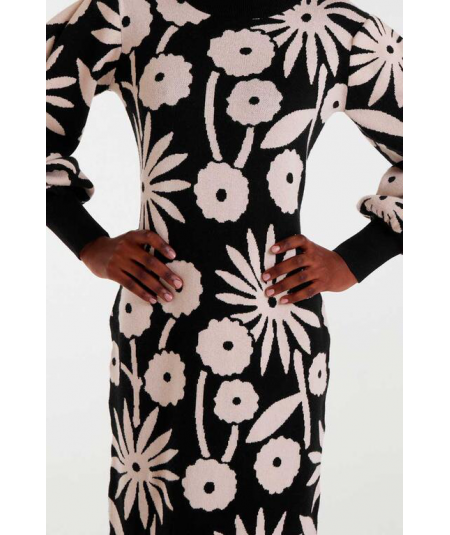 vestido-de-punto-estampado-de-compania-fantastica