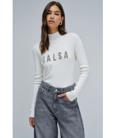 jersey-cuello-alto-con-letras-en-cristal-de-salsa