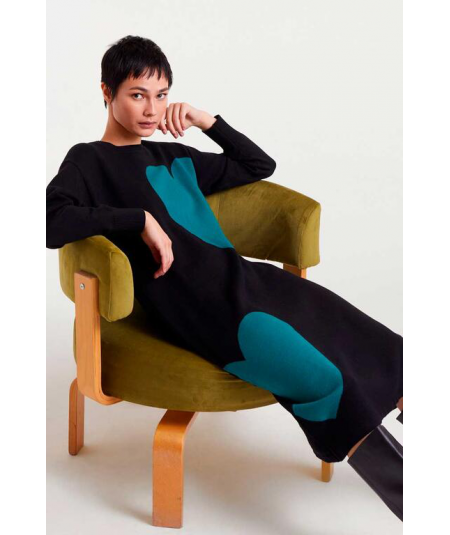 vestido-midi-de-punto-de-compania-fantastica