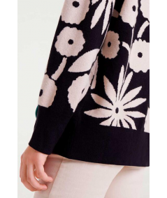 chaqueta-con-estampado-y-cuello-pico-de-compania-fantastica